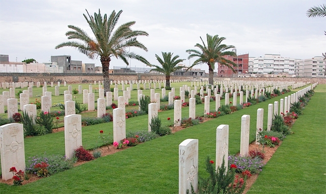 The Tripoli War Cemetery, Libya