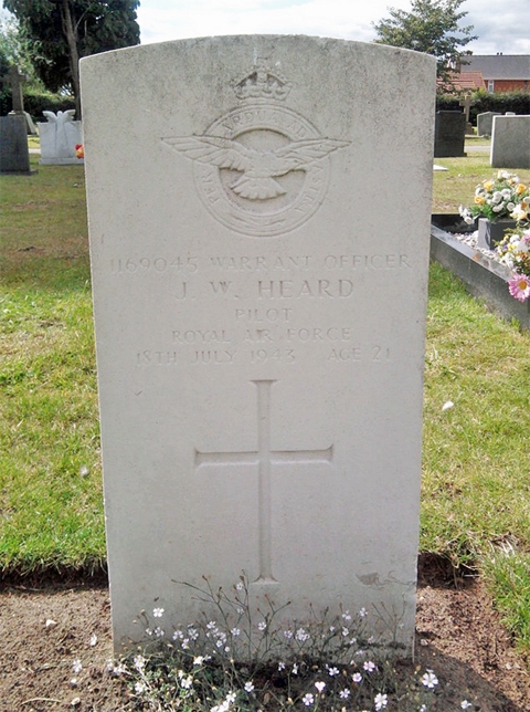 John's headstone in Brigg Cemetery