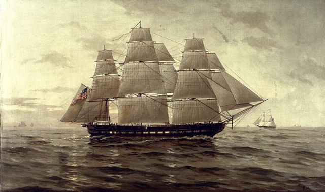 Painting of USS Chesapeake