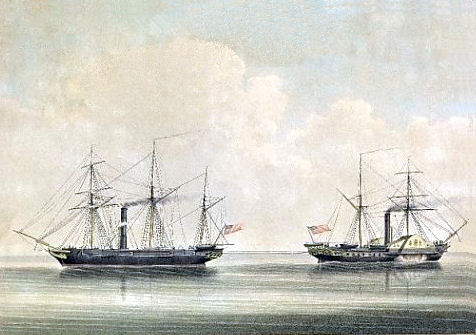 HMS Rattler vs HMS Alecto 03 April 1845