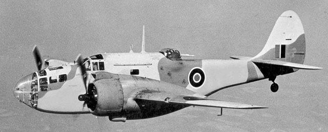 A Royal Air Force Martin Baltimore IV/V bomber. A Royal Air Force Martin Baltimore IV/V bomber.