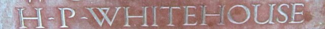 Percy's name on the Brighton Memorial. Percy's name on the Brighton Memorial.