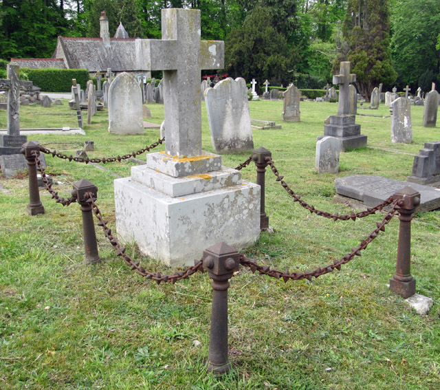 John senior's grave in Epsom Cemetery