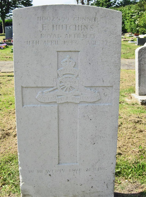 Eric's headstone in the Old Shoreham Cemetery. Eric's headstone in the Old Shoreham Cemetery.