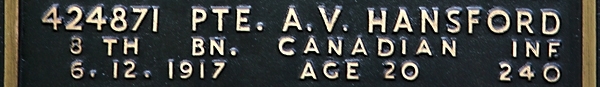 Albert's inscription on the CWGC memorial Epsom. Albert's inscription on the CWGC memorial Epsom.