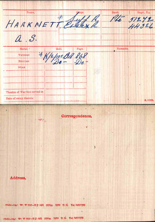 Arthur's Medal Card