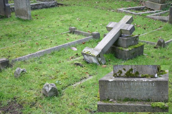 Sapper William Abraham HARMAN grave in St Mary's Churchyard