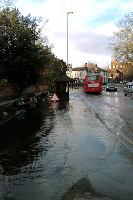 The flooding was still there on 25 Feb 2014