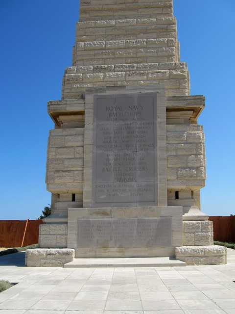 Base of the memorial.