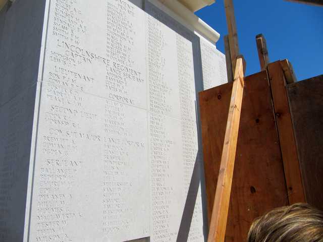 Plywood barrier.
