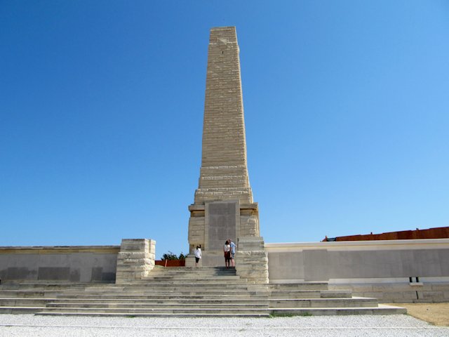 The Helles Memorial to the missing The Helles Memorial to the missing