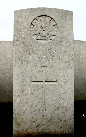 Malcolm's headstone