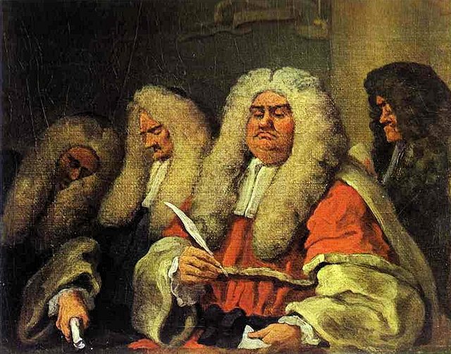 The Bench by William Hogarth, 1758