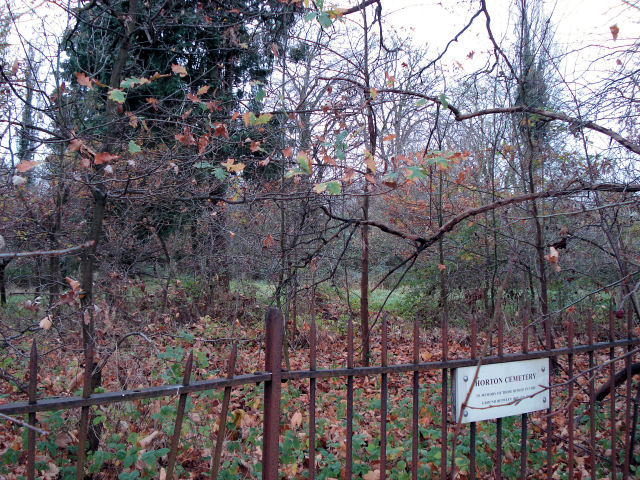 The Horton Cemetery in Novemeber 2008