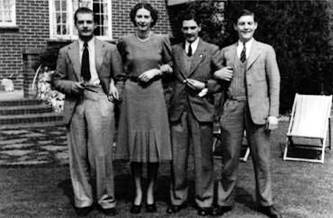 The young Louis on the left with his sister and two brothers. The young Louis on the left with his sister and two brothers.