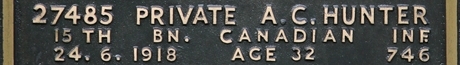 Archibald's inscription on the CWGC memorial Epsom. Archibald's inscription on the CWGC memorial Epsom.