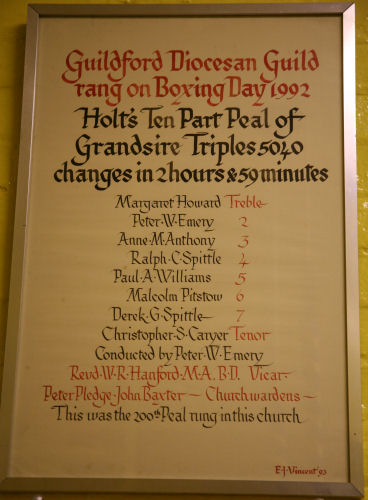Peal Board 3