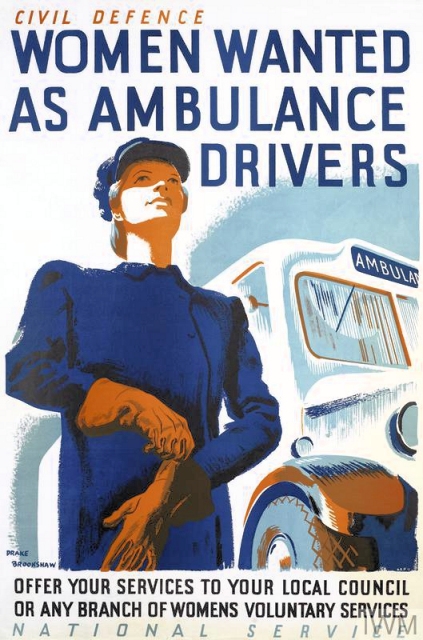 Women played an important role in civil defence