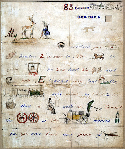 Illustrated Letter By Millais To The Lemprières