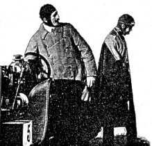 Percy Northey (left) with the Hon Charles Rolls.