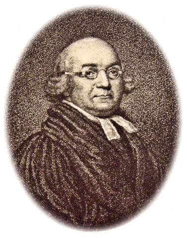 The elderly Jonathan Boucher, c1790, from a contemporary engraved portrait.