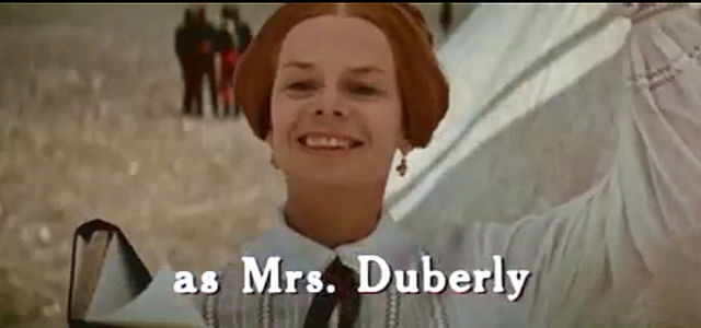 Still from a trailer for The Charge of the Light Brigade, 1968, showing Jill Bennett.