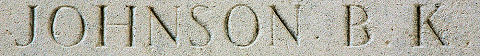 Bernard's Inscription on the Thiepval memorial