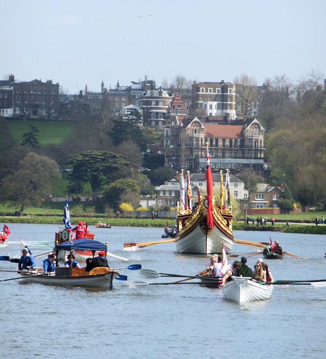 Gloriana with Richmond in the background, April 2013. Gloriana with Richmond in the background, April 2013.
