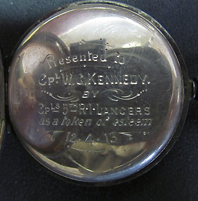 The inscription on Walter's Watch