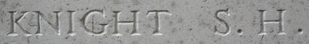 Stanley's inscription on the Menin Gate Memorial