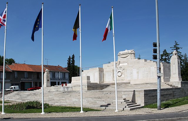 The La Ferte-Sous-Jouarre Memorial to the missing. The La Ferte-Sous-Jouarre Memorial to the missing.