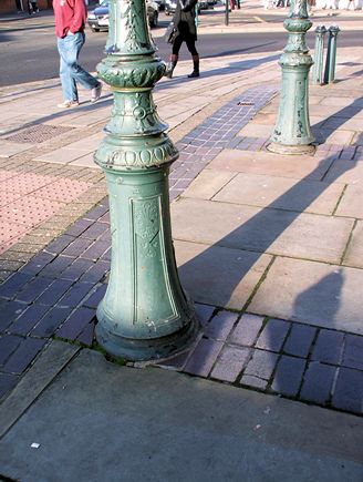Lamp Post Base outside of the Spread Eagle Lamp Post Base outside of the Spread Eagle