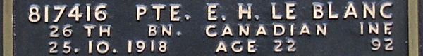 Edmond's inscription on the CWGC memorial Epsom. Edmond's inscription on the CWGC memorial Epsom.