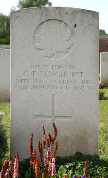 Cecil's headstone in the British Cemetery at Anzin-St Aubin, near Arras Cecil's headstone in the British Cemetery at Anzin-St Aubin, near Arras