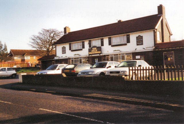 In the 1950s the Waggoners was rebuilt as an open-plan pub, but its out-of-village location proved to be bad for trade and the site was redeveloped for housing in 2001.