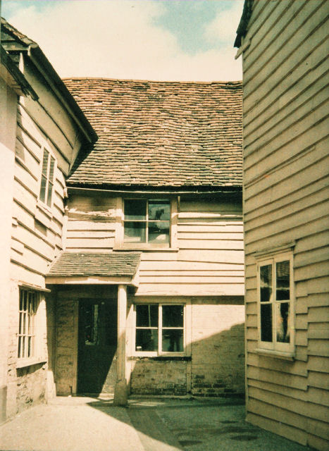 Many of the houses near Furniss' yard were built in the 1690s with fragments of Nonsuch Palace stone in the walls.