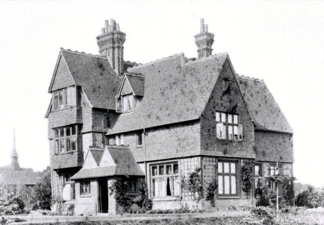 This magnificent vicarage was built when Christ Church was enlarged in 1876. It proved too large for later incumbents, and a much smaller one has replaced it.