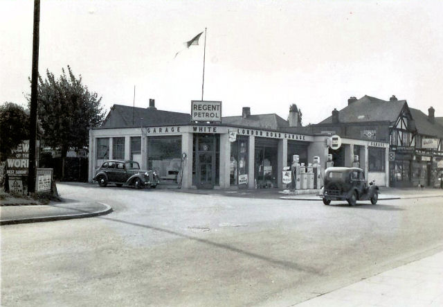 White's Garage, another of the premises competing for the new trade of motorists as they left Epsom down East Street.