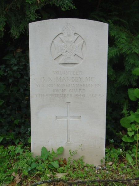 Derek's Basil's two grave markers in Chalfont St Peter.