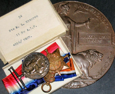 Some of Malcolm's medals
