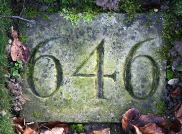 The grave marker for grave 646 in the CWGC Plot in Ashley Road Cemetery