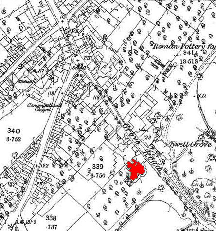 Extract From the 1866 OS Map