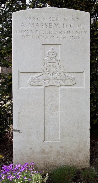 Albert's headstone in the Maubeuge (Sous-Le-Bois) Cemetery, France Albert's headstone in the Maubeuge (Sous-Le-Bois) Cemetery, France