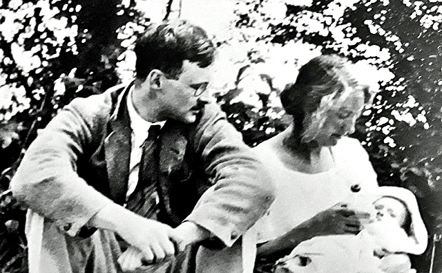 George (Hurley), Barbara and baby John McCormick in 1929 George (Hurley), Barbara and baby John McCormick in 1929