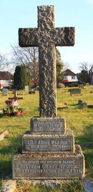 The Meaden Family Grave in Epsom Cemetery The Meaden Family Grave in Epsom Cemetery