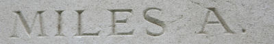Albert's inscription on Panel 18 of the Loos Memorial