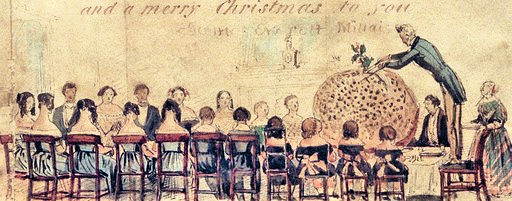 A Millais drawing of Christmas at the Lemprières
