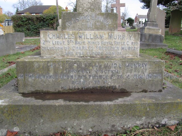Charles' inscription on his Parents Grave Charles' inscription on his Parents Grave.