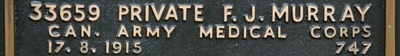 Francis' inscription on the CWGC memorial Epsom. Francis' inscription on the CWGC memorial Epsom.