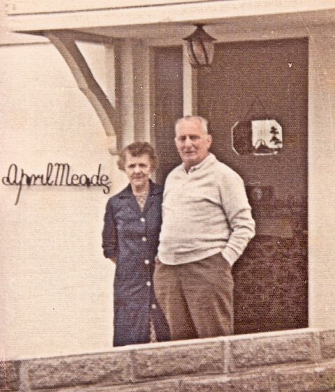 Nellie and Husband Harry in Cornwall c.1960s